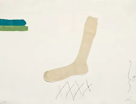 Gravura Tàpies - Mitjó