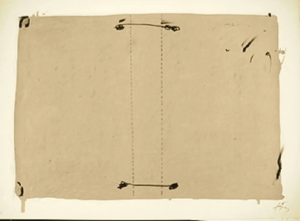 Litografia Tàpies - NOCTURNO MATINAL