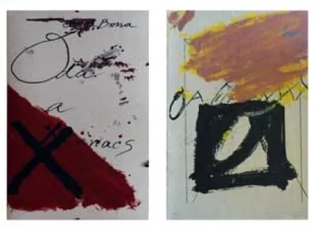 Livro Ilustrado Tàpies - Oda a Lluis Maria Xirinacs