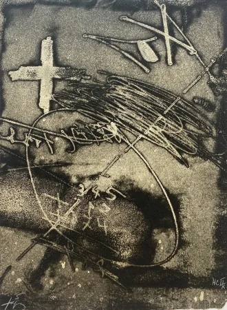 Água-Forte E Água-Tinta Tàpies - Paroles Peintes (Black and White)