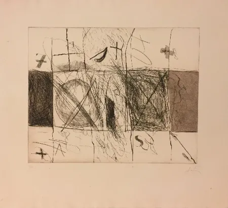 Água-Forte E Água-Tinta Tàpies - Quadrats i grafismes