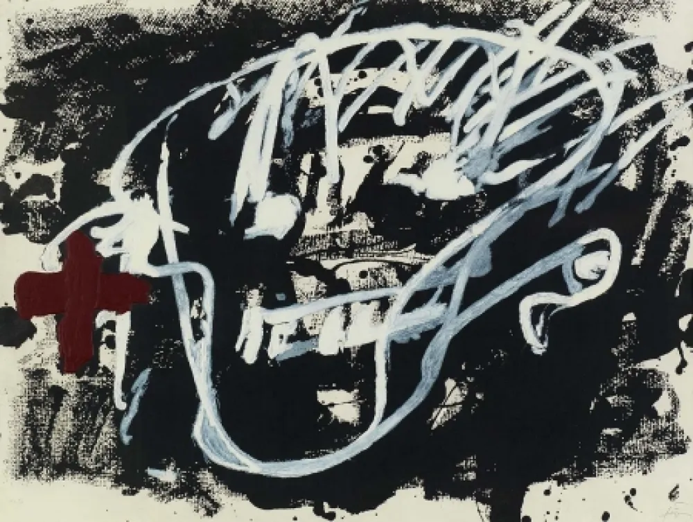 Água-Forte E Água-Tinta Tàpies - Roig i negre 3