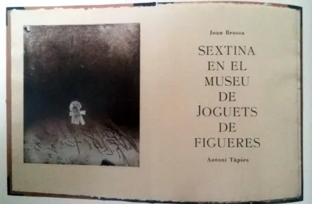 Livro Ilustrado Tàpies - Sextina en el Museu de joguets de Figueres