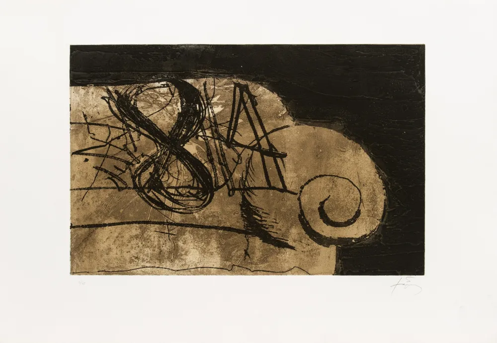 Gravura Tàpies - Sofa 