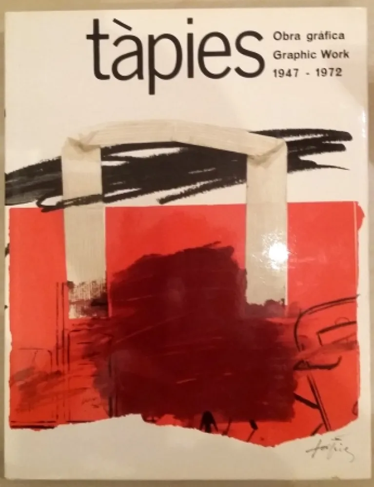 Livro Ilustrado Tàpies - Tàpies: Graphic Work. Obra gráfica. 1947-1972. Vol. 1.