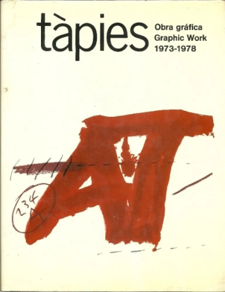 Livro Ilustrado Tàpies - Tàpies: Graphic Work. Obra gráfica. 1973-1978. Vol. 2. (Spanish/English)