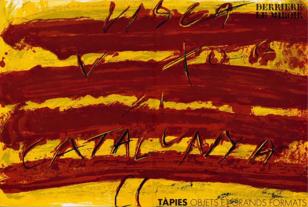Livro Ilustrado Tàpies - TAPIES : Objets et grands formats. DERRIÈRE LE MIROIR N° 200. 1972.