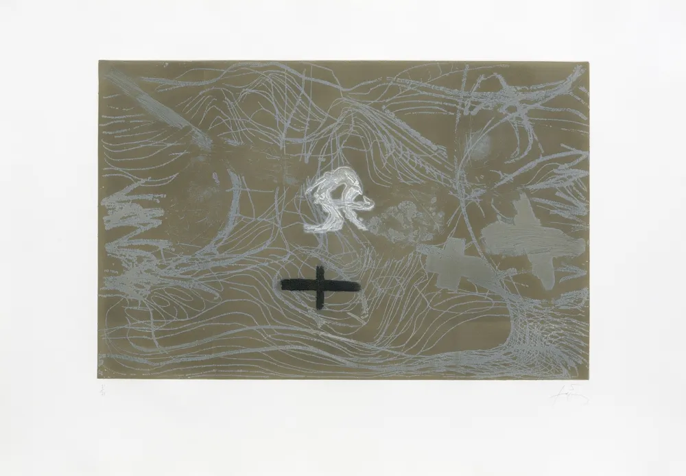 Gravura Tàpies - Terrain vague