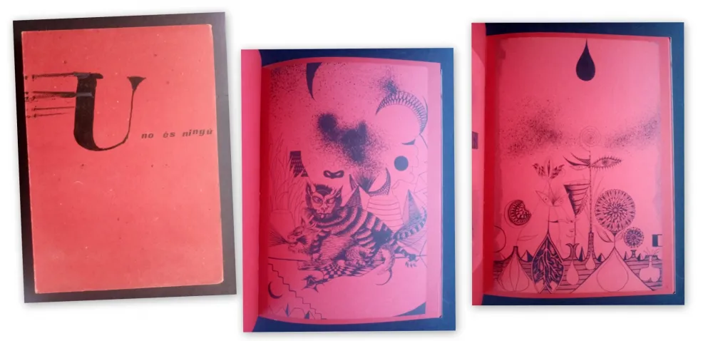 Livro Ilustrado Tàpies - U no es Ningú - Brossa -Tàpies