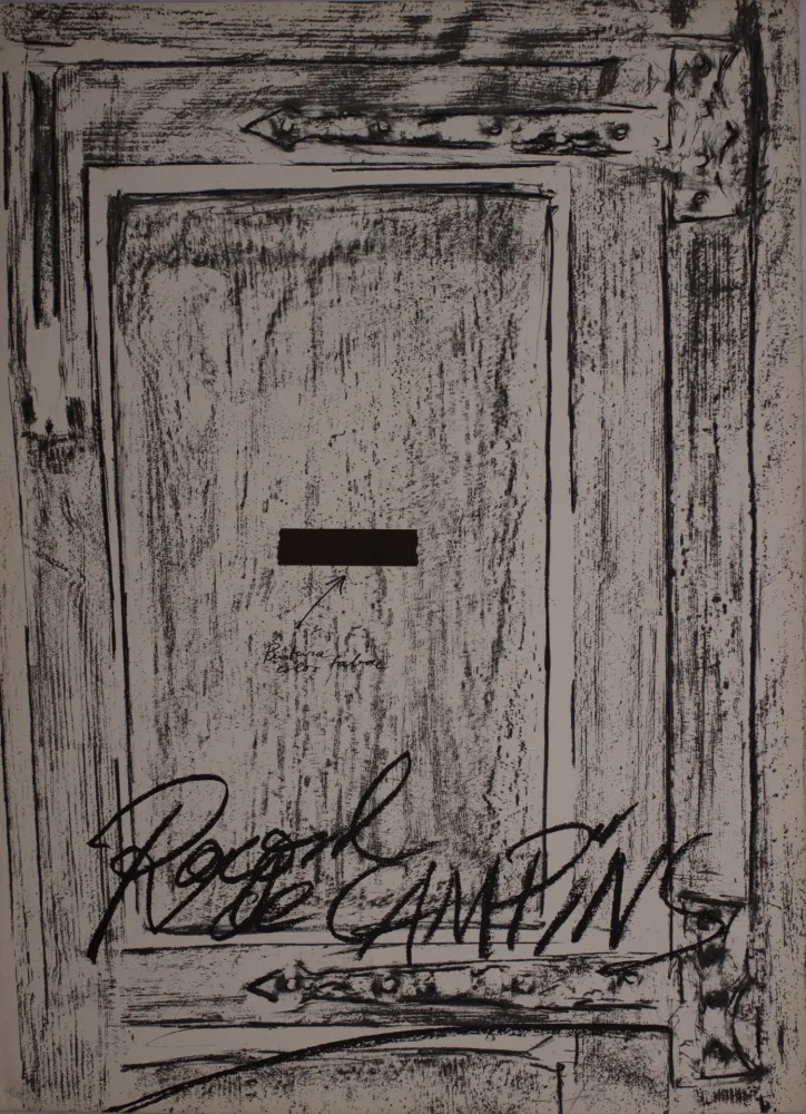 Litografia Tàpies - Untitled from 'Berlin Suite' portfolio