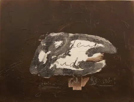 Litografia Tàpies - Variations 10