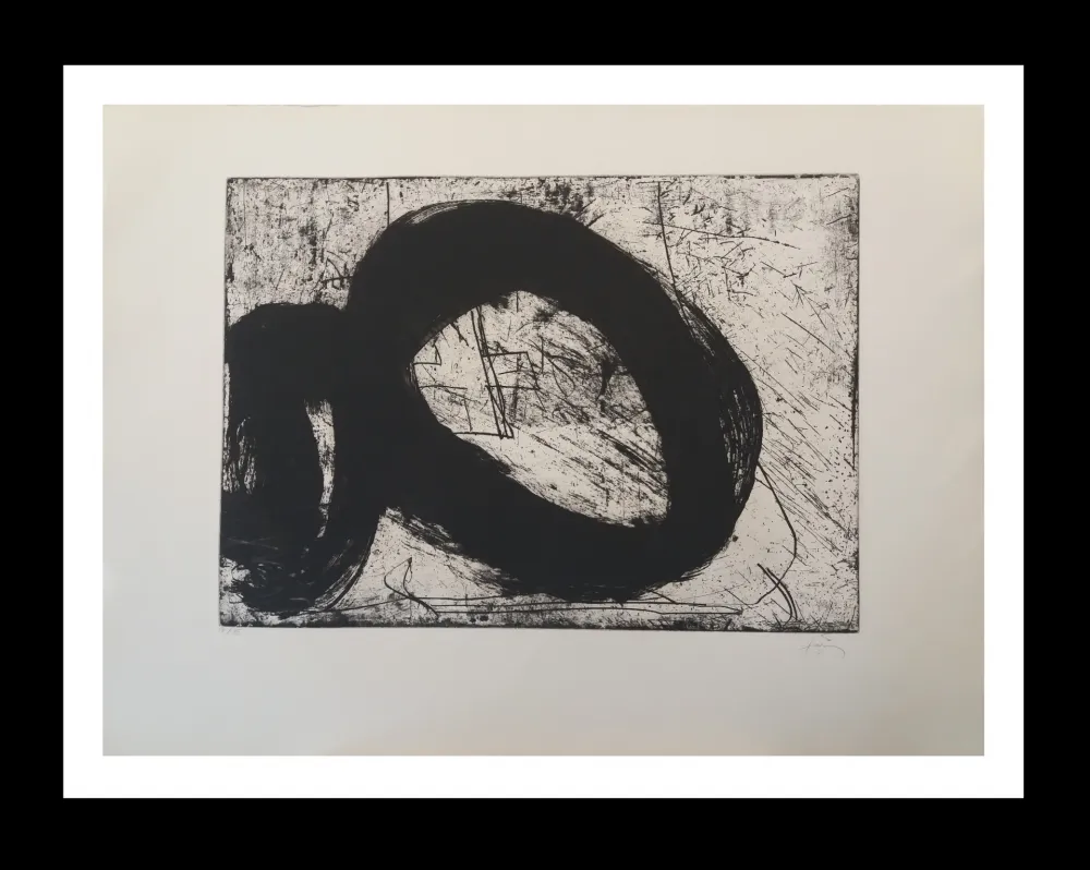 Gravura Tàpies - Vuit reverse