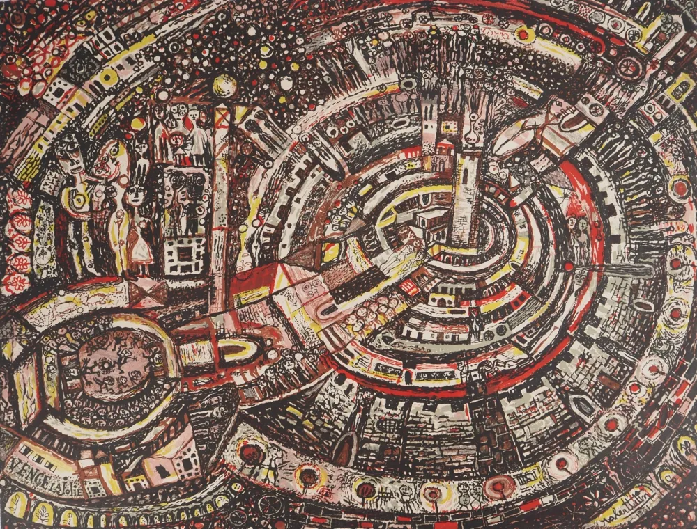 Litografia Tatin - Vence La Jolie,