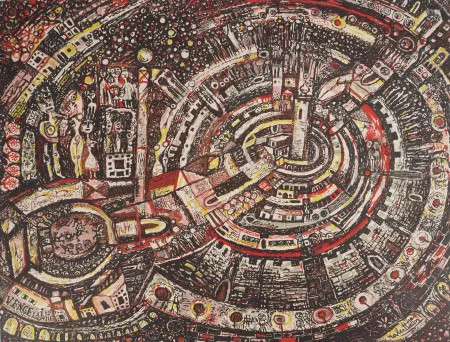 Litografia Tatin - Vence La Jolie,