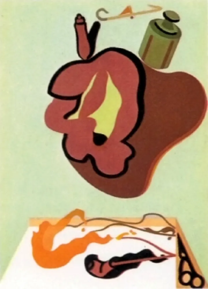 Litografia Telemaque - Le cercle