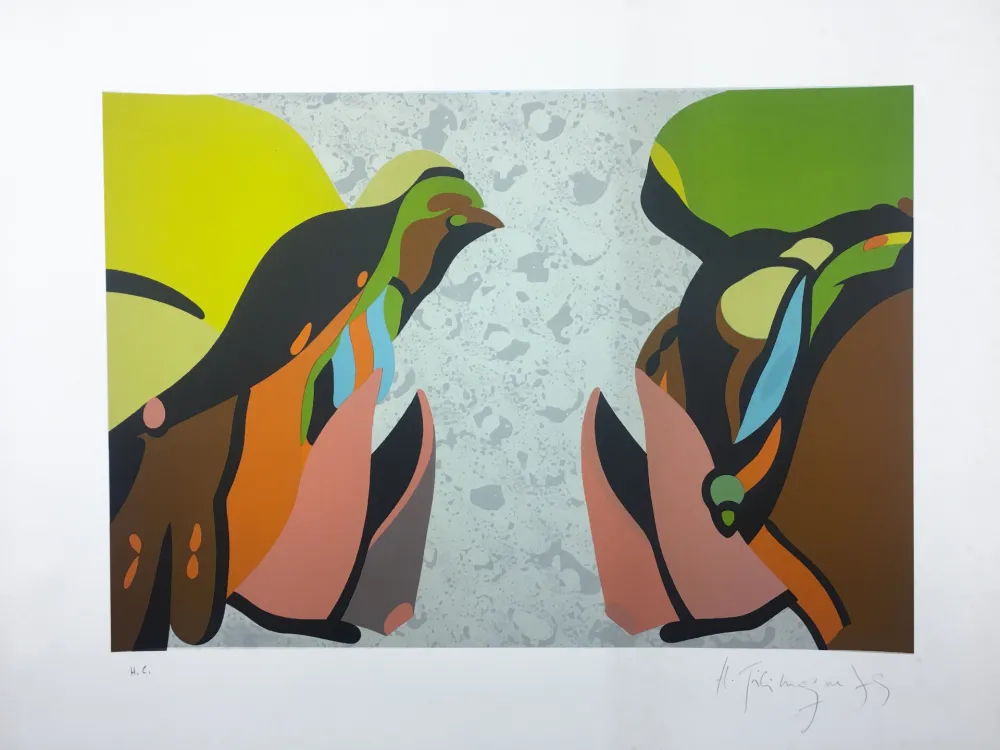 Litografia Telemaque - UTOPIE (1979).