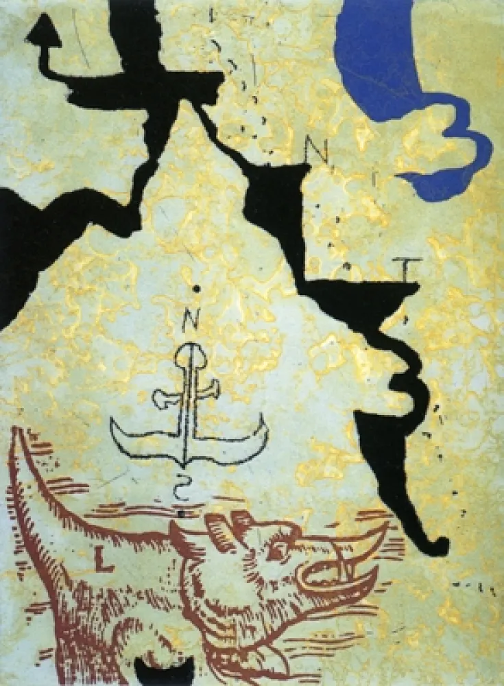 Água-Forte E Água-Tinta Texier - Nord contre Sud