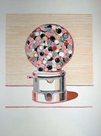 Linogravura Thiebaud - Gumball Machine