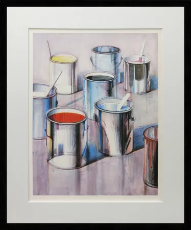 Litografia Thiebaud - PAINT CANS