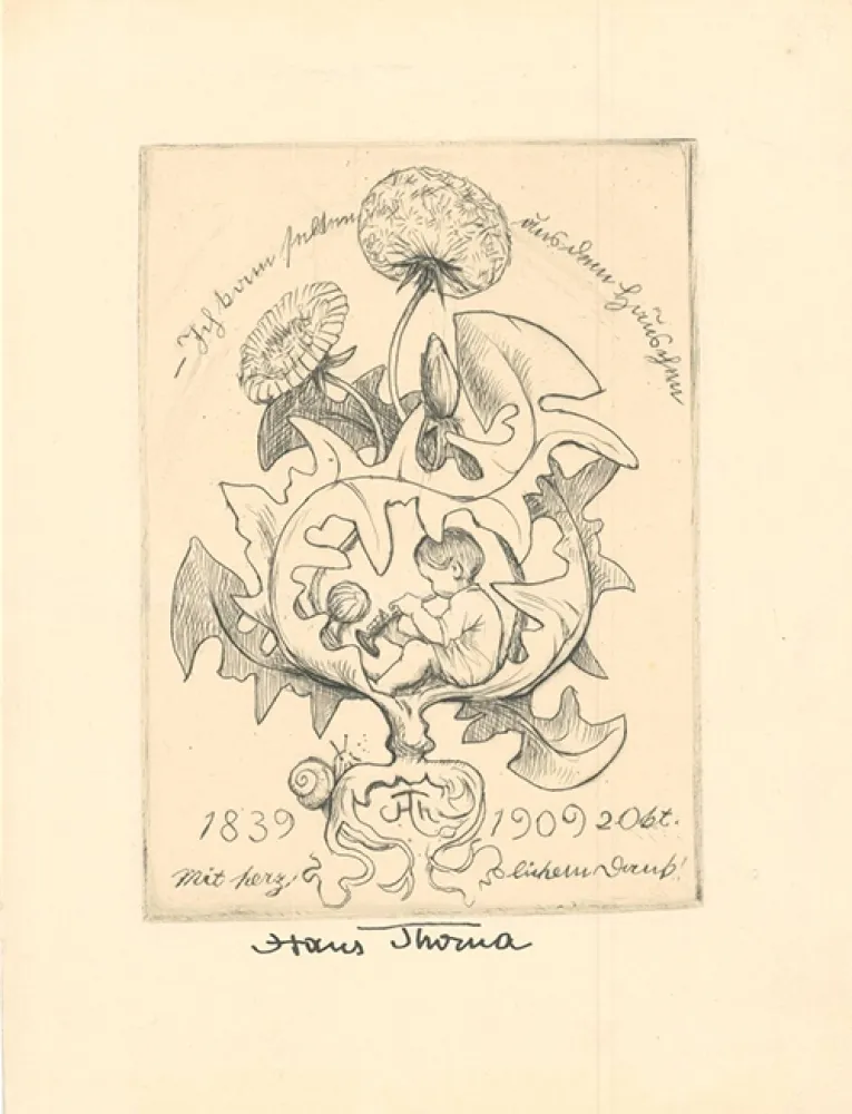 Gravura Thoma - Ich kam selten aus dem Häuschen