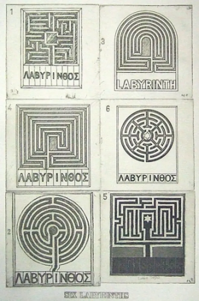 Água-Tinta Tilson - Six labyrinths