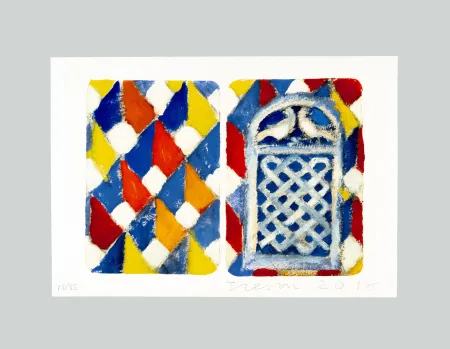 Carborundum Tilson - The Stones of Venice. Sant'Alipio. Diptych