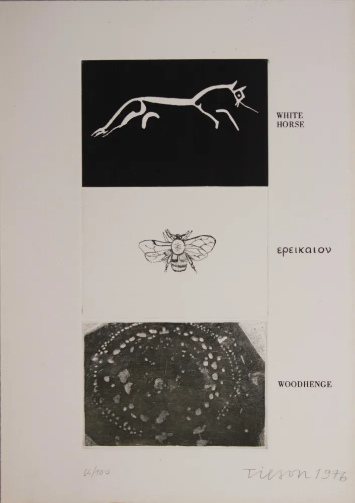 Água-Forte Tilson - Untitled from ''Wessex' portfolio