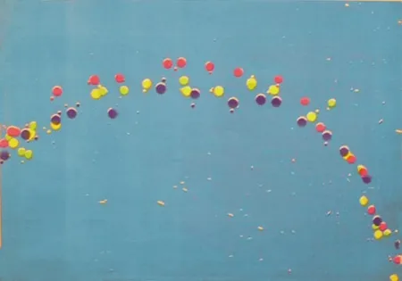 Litografia Ting - Lune danse