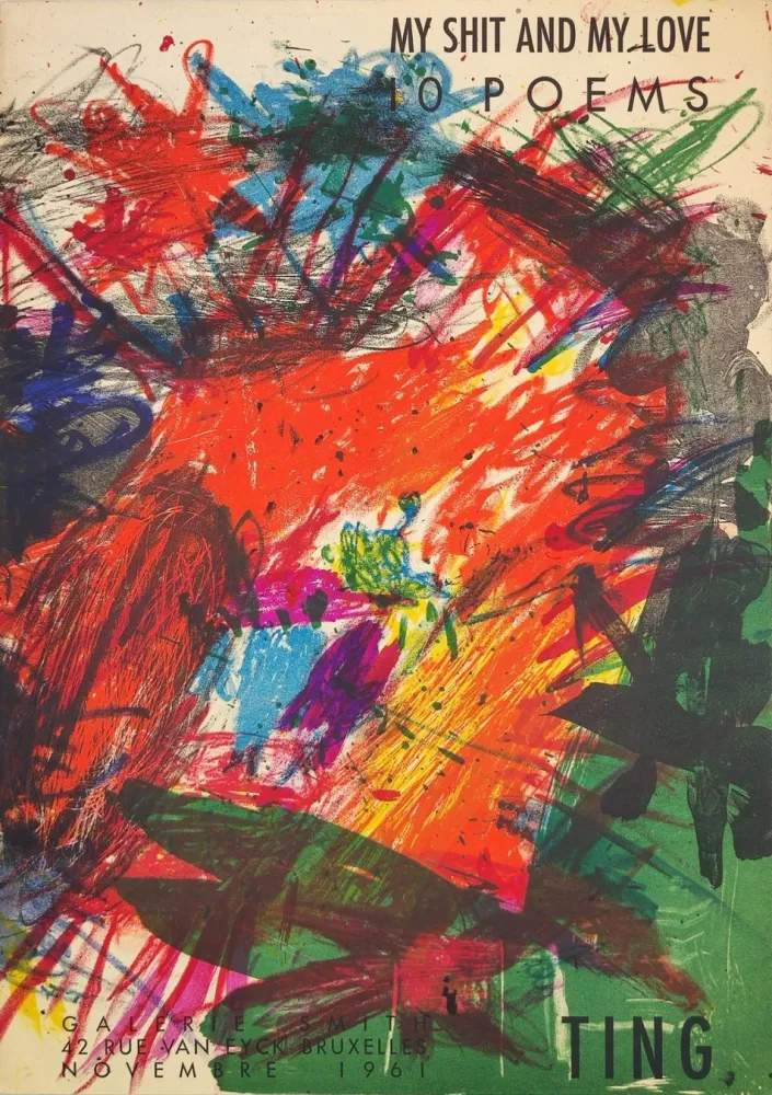 Livro Ilustrado Ting - My Shit and my love. 10 Poems. 