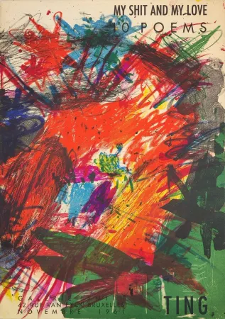 Livro Ilustrado Ting - My Shit and my love. 10 Poems. 