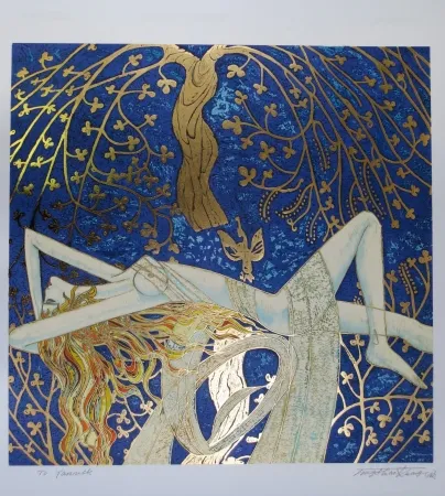 Litografia Ting - Tree of life