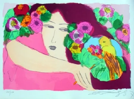 Litografia Ting - Woman 5