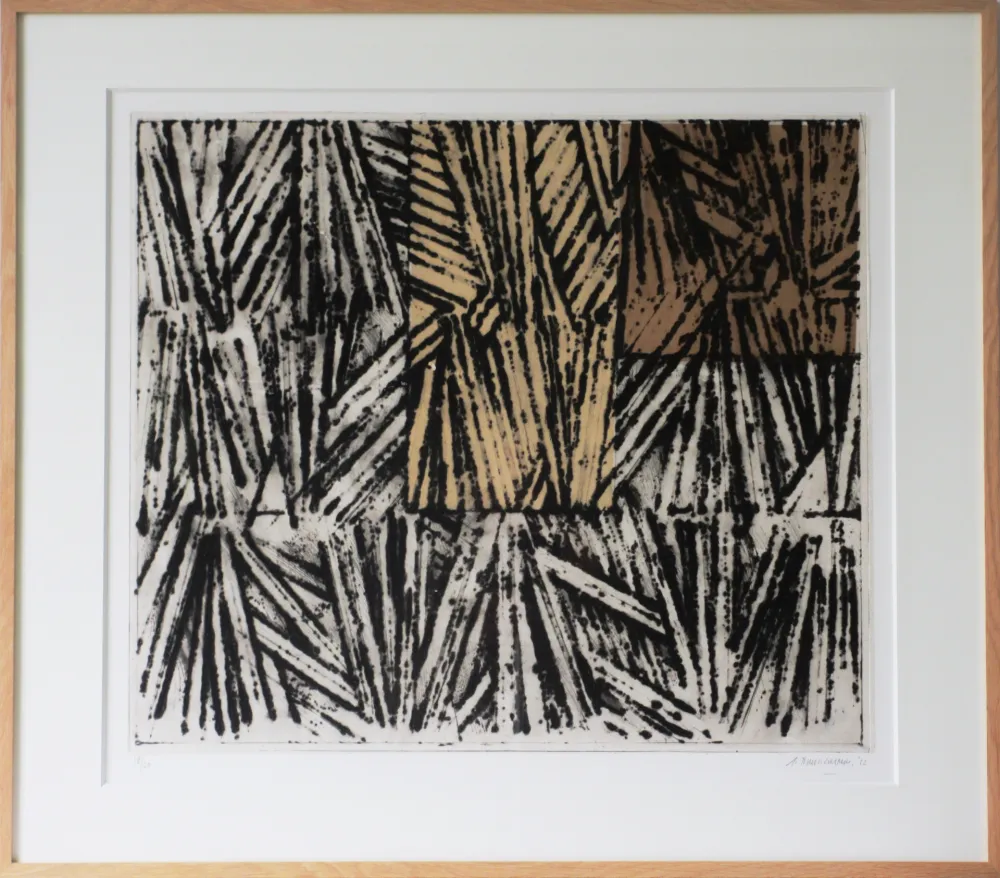 Água-Forte E Água-Tinta Titus Carmel - Brisée II (Sur la route de la soie)