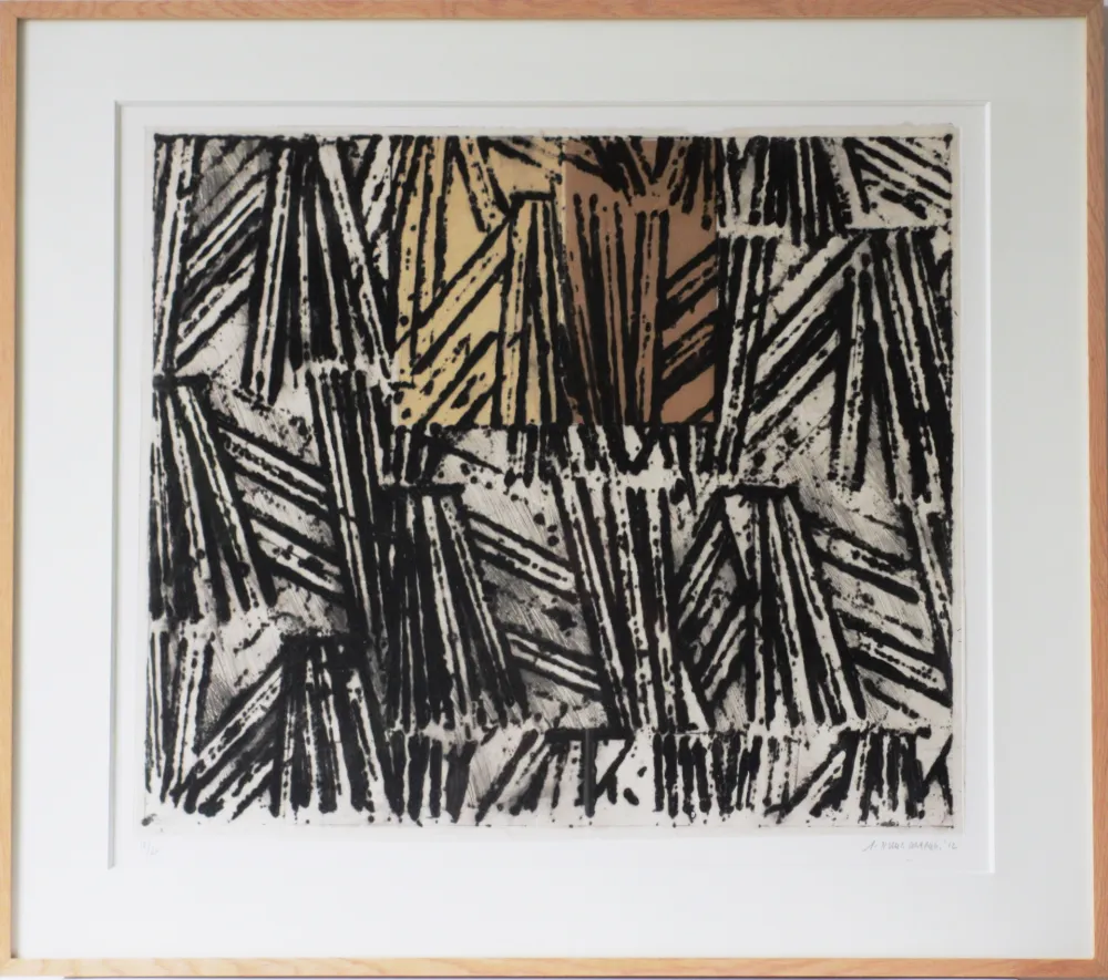 Água-Forte E Água-Tinta Titus Carmel - Brisée III (Sur la route de la soie)