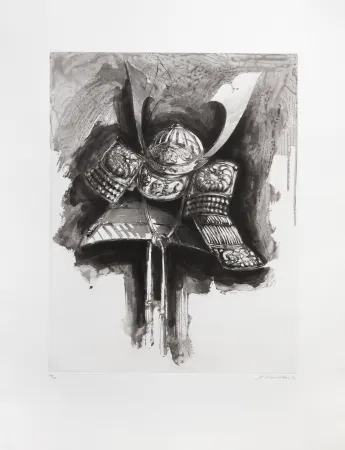 Gravura Titus Carmel - Casque de Nikko IV