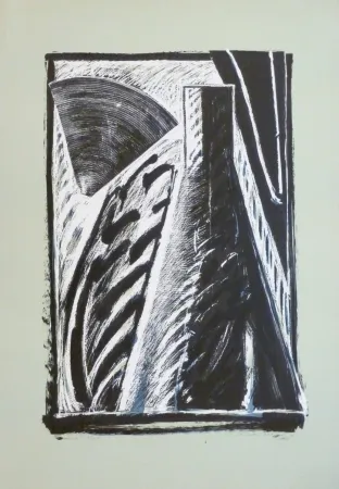 Litografia Titus Carmel - Composition