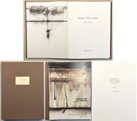Livro Ilustrado Titus Carmel - Derrière le Miroir n°230. TITUS-CARMEL, SUITE NARWA. Octobre 1978. TIRAGE DE LUXE SIGNÉ PAR L'ARTISTE.