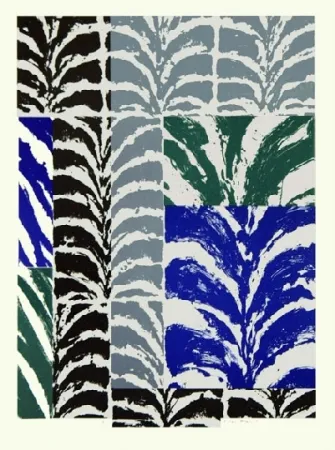 Litografia Titus Carmel - Feuillée II