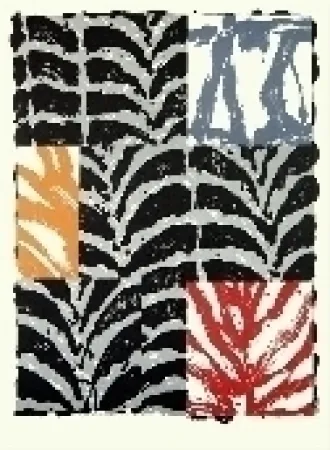 Litografia Titus Carmel - Feuillée III