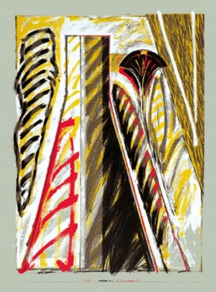 Litografia Titus Carmel - Interieur