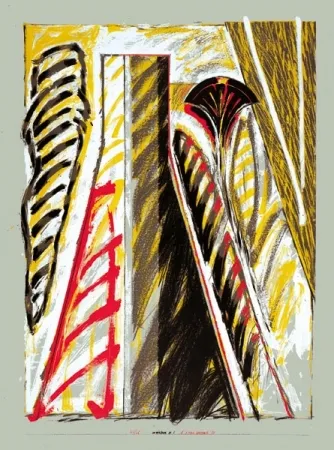 Litografia Titus Carmel - Interieur