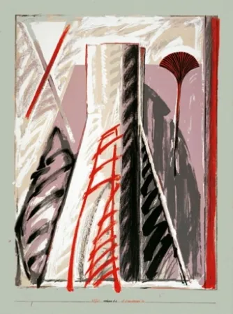 Litografia Titus Carmel - Intérieur 2