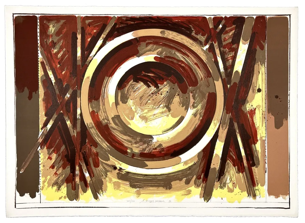 Litografia Titus Carmel - Sans titre 2