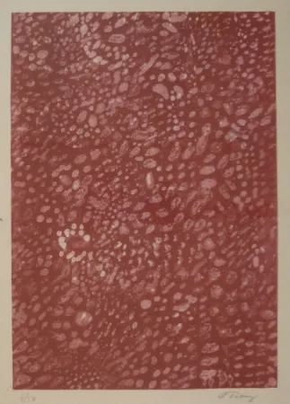 Litografia Tobey - Komposition.