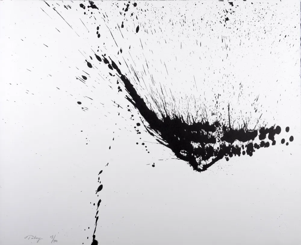 Litografia Tobey - Sumi - Hand-signed