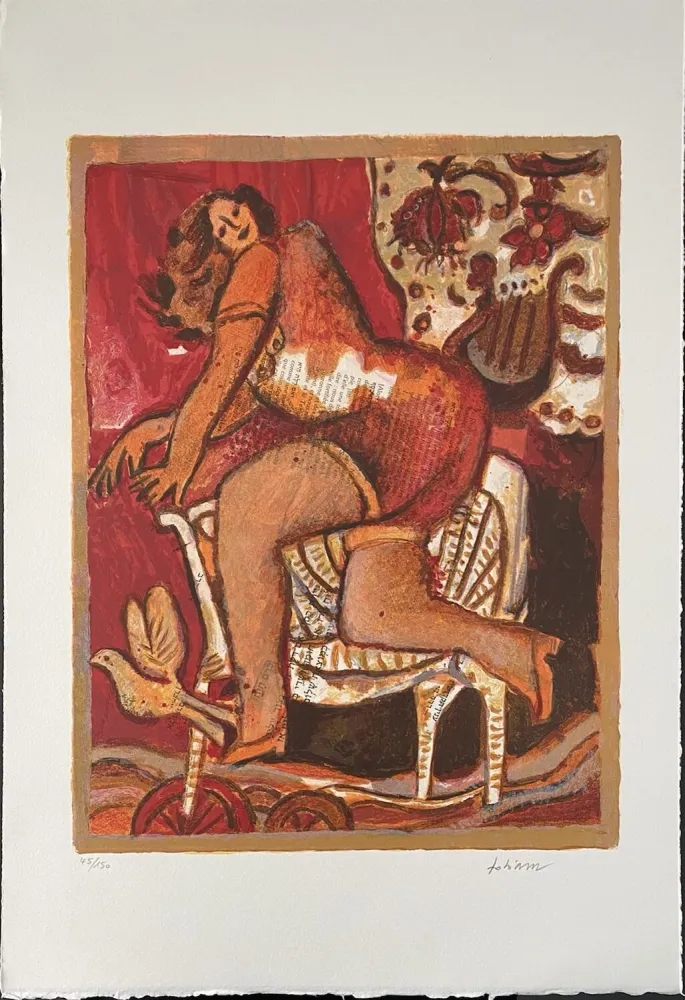 Litografia Tobiasse - Cantiques des Cantiques