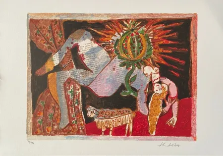 Litografia Tobiasse - Cantiques des Cantiques