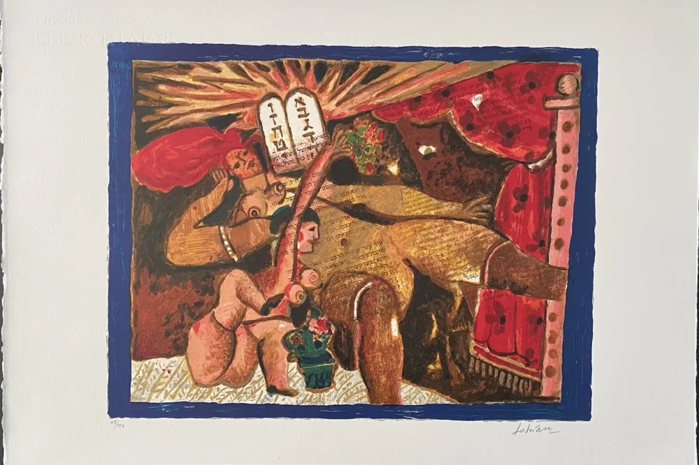 Litografia Tobiasse - Cantiques des Cantiques