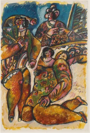 Litografia Tobiasse - Fenêtres d'amour, labyrinthes infinis