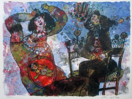 Litografia Tobiasse - Je nommerai mon fils Obed